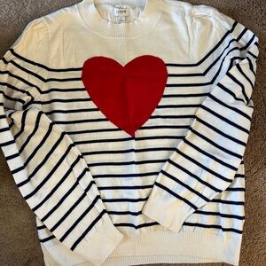 J Crew Classic Cream Sweater